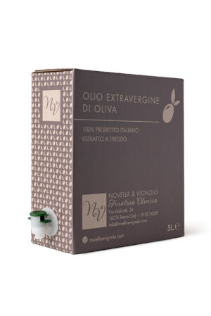Olio extra vergine d'oliva 100% italiano Bag in box 5L